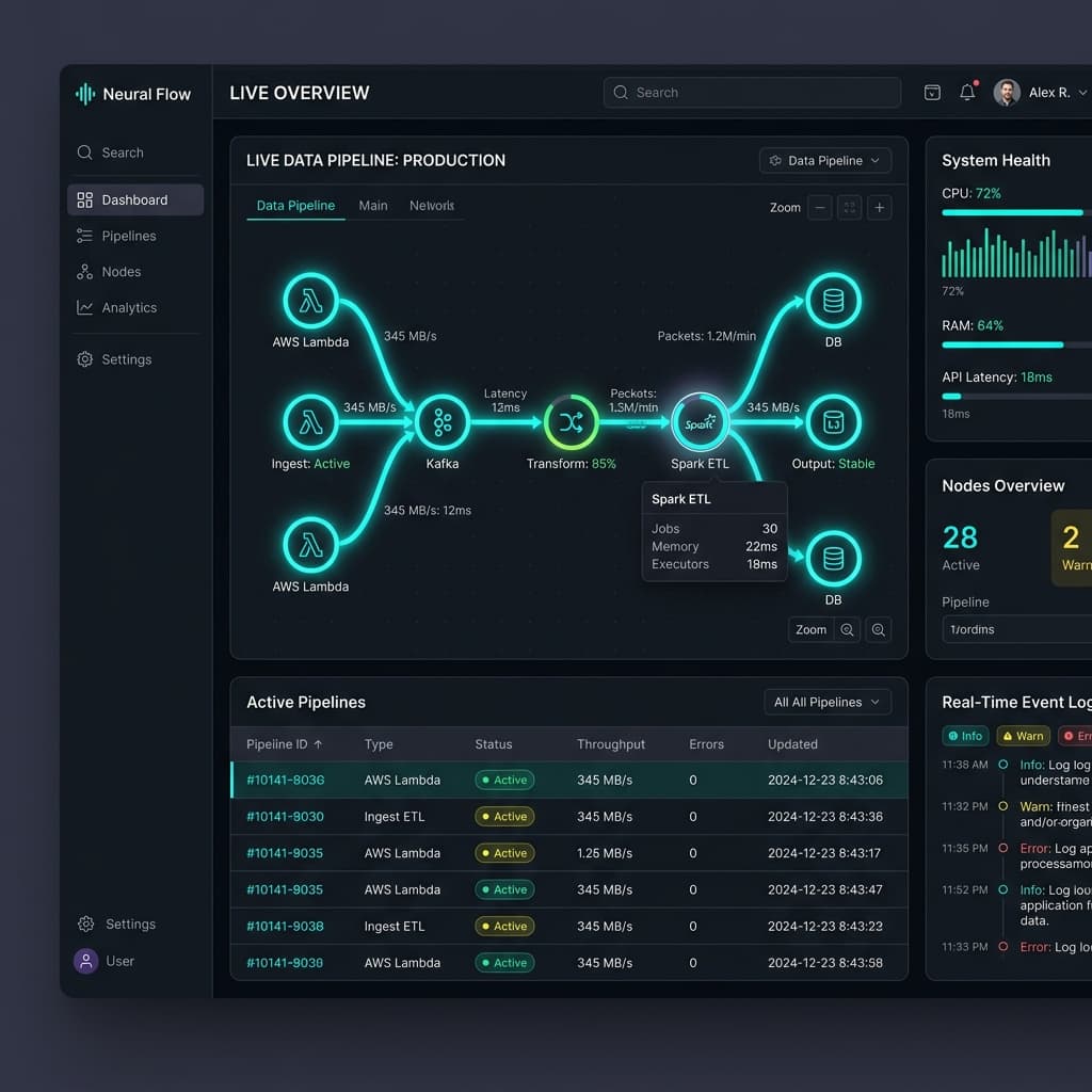 SaaS Analytics Platform — SaaS case study by VeltrixCode